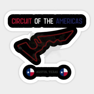 Circuit of the Americas, Austin GP, Texas, formula 1, usa grand prix Sticker